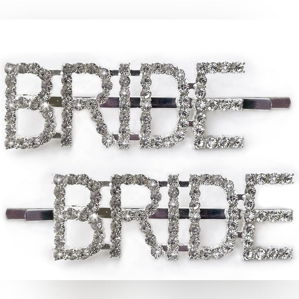 Bride Rhinestone Barrett 2 pieces